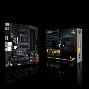 ASUS AMD B550 TUF GAMING B550M-PLUS (Ryzen AM4) mATX Gaming MB, PCIe 4.0, Dual M.2, 10 DrMOS Power Stages, 2.5Gb LAN, HDMI, DP ASUS