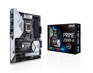 ASUS PRIME Z390-A Intel LGA 1151 ATX MB, DDR4 4266, Dual M2 For 8th/9th Gen Pentium/Celeron CPUs ASUS