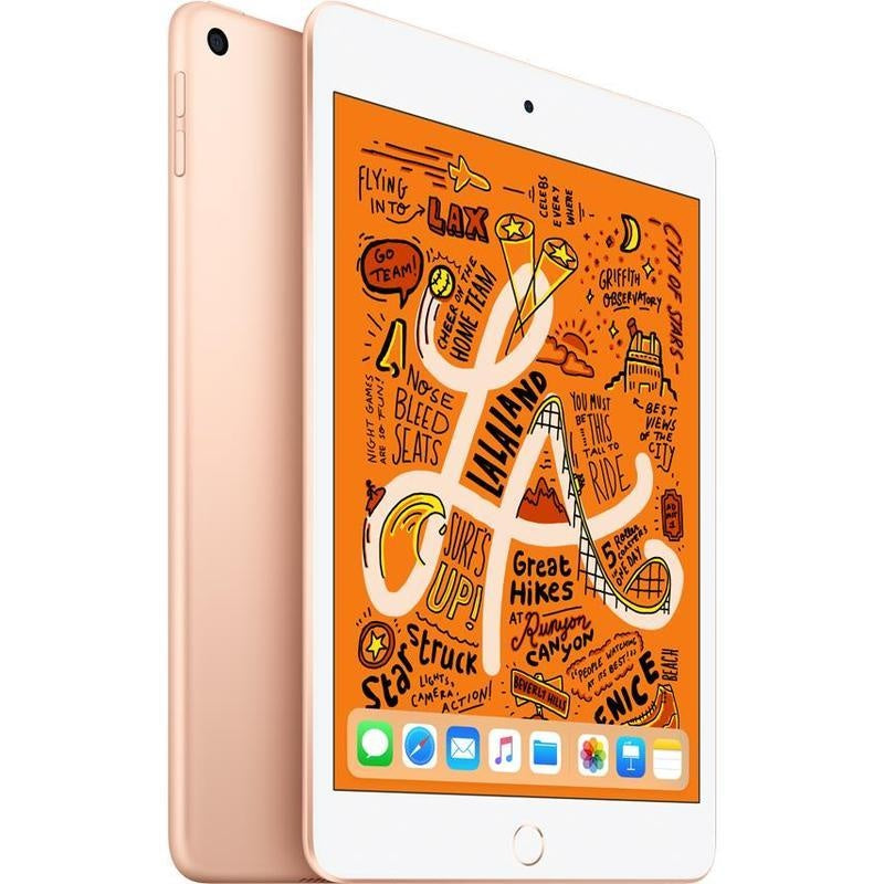 APPLE iPad mini 5 Wi-Fi 64GB - Gold - 7.9' Diagonal Retina Display, iOS 12, A12 Bionic Chip, 8MP Camera, Touch ID, Wi-Fi Only Model APPLE
