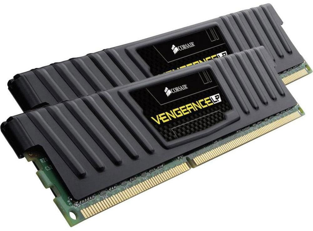 CORSAIR Vengeance Low Profile 16GB (2x8GB) DDR3 UDIMM 1600MHz C9 1.5V XMP 1.3 Desktop Gaming Memory Black CORSAIR