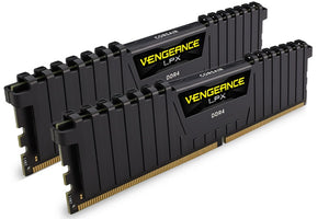 CORSAIR Vengeance LPX 16GB (2x8GB) DDR4 2400MHz C16 Desktop Gaming Memory Black AMD Ryzen CORSAIR