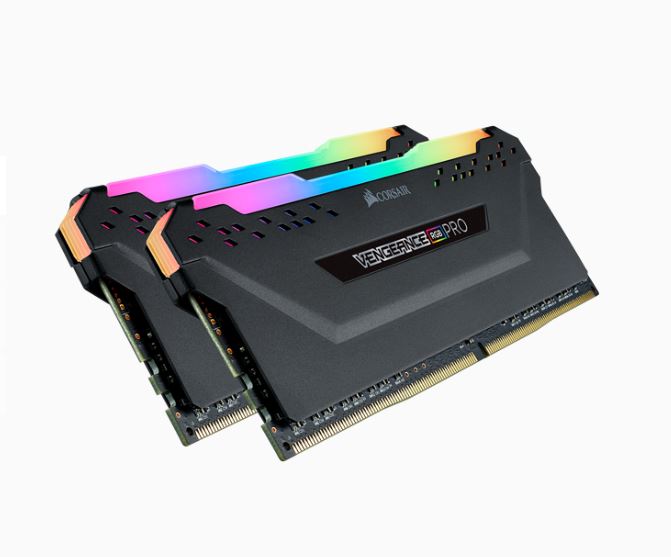 CORSAIR Vengeance RGB PRO 16GB (2x8GB) DDR4 3600MHz C18 18-22-22-42 Desktop Gaming Memory AMD Ryzen CORSAIR