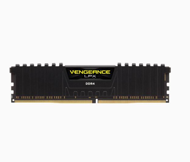 CORSAIR Vengeance LPX 32GB (1x32GB) DDR4 2666MHz C16 16-18-18-35 1.2V XMP 2.0 Desktop Gaming Memory Black AMD Optimized CORSAIR