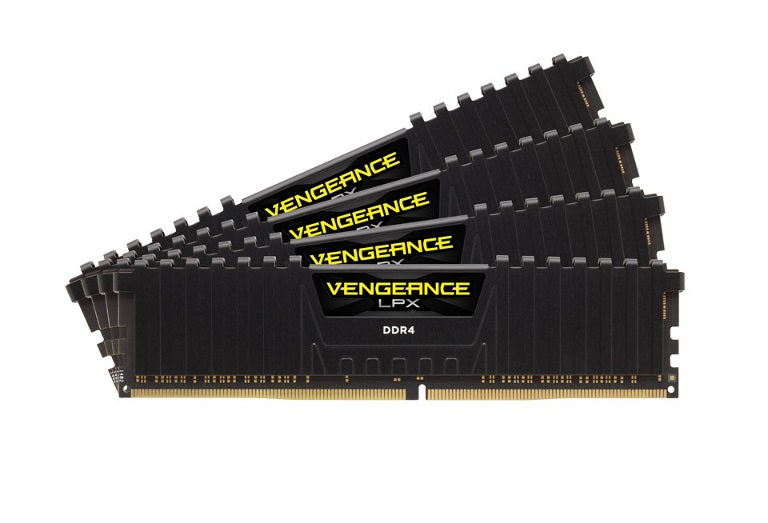 CORSAIR Vengeance LPX 64GB (4x16GB) DDR4 2400MHz C14 1.2V XMP 2.0 Black Desktop Gaming Memory CORSAIR
