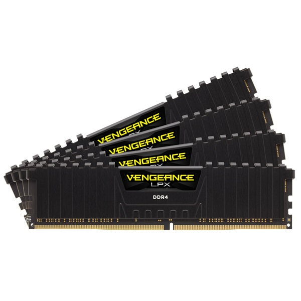 CORSAIR Vengeance LPX 128GB (4x32GB) DDR4 2400MHz C16 16-16-16-39 1.2V XMP 2.0 Desktop Gaming Memory Black AMD Optimized CORSAIR