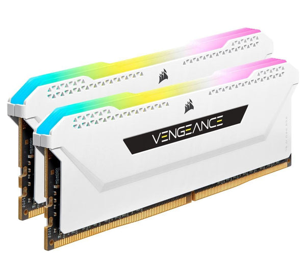 CORSAIR Vengeance RGB PRO SL 16GB (2x8GB) DDR4 3600Mhz C18 White Heatspreader Desktop Gaming Memory CORSAIR