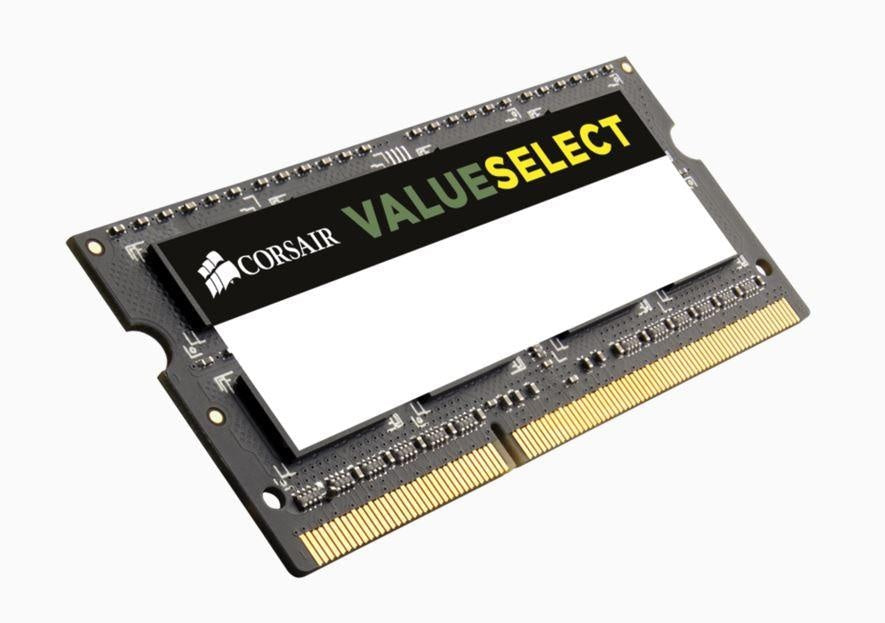 CORSAIR Value Select 4GB (1x4GB) DDR3 SODIMM 1333MHz 1.5V PC3-10600 204pin CORSAIR