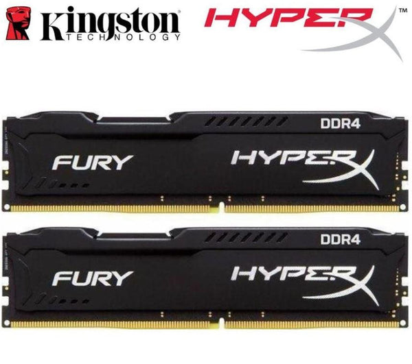 KINGSTON HyperX Fury 16GB (2x8GB) DDR4 UDIMM 2666MHz CL16 1.2V Unbuffered ValueRAM Double Stick Kit Gaming Desktop PC Memory ~HX426C16FB2K2/16 KINGSTON