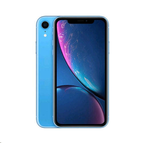 APPLE iPhone XR 64GB Blue - Apple iPhone with 6.1' Retina Display, iOS 12, A12 Bionic Chip, 64GB memory, 12MP Camera, IP67 Water and Dust Resistance APPLE