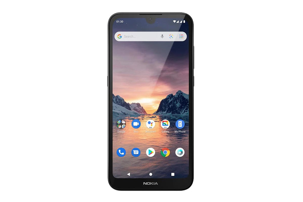 Nokia 1.3  4G - Charcoal (Unlocked)- 5.71' Screen Size, Quad Core Processor, 1GB RAM, 16GB Memory exp to 400GB Via MicroSD, Dual Sim, 3000 mAh Battery NOKIA