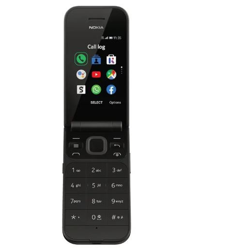 Nokia 2720 4G Flip Phone Black *AU STOCK* - 2.8" Screen, 4GB RAM, QualcommÂ® 205, 512MB RAM, Excellent Durability And Timeless Design,1500 mAh battery NOKIA