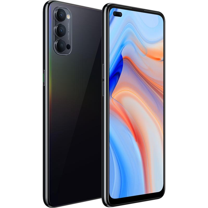 OPPO Reno4 5G 128GB Space Black - 6.4' Diagonal Display, SnapdragonÃ”Ã¤Ã³ 765G, RAM 8GB,  Dual Front Lenses, Fast Charge support, 4000mAh battery OPPO