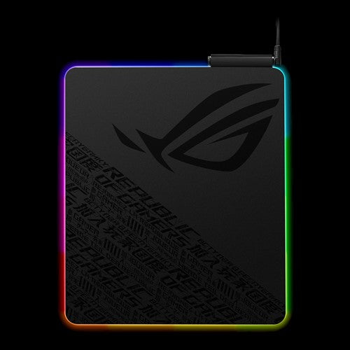 ASUS ROG Balteus Gaming Mouse Pad (NH02) 15-Zone Aura Sync, Portrait Hard Surface, USB Passthrough ASUS