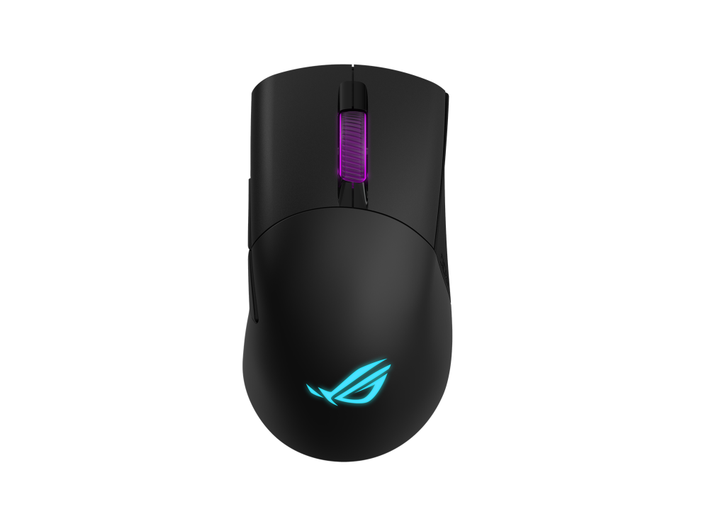 ASUS P513 ROG KERIS Wireless FPS Gaming Mouse, Lighweight, 16000dpi, 7 Programmable Buttons, Swappable Side Buttons, Aura Sync. PBT Buttons, 78 Hours ASUS