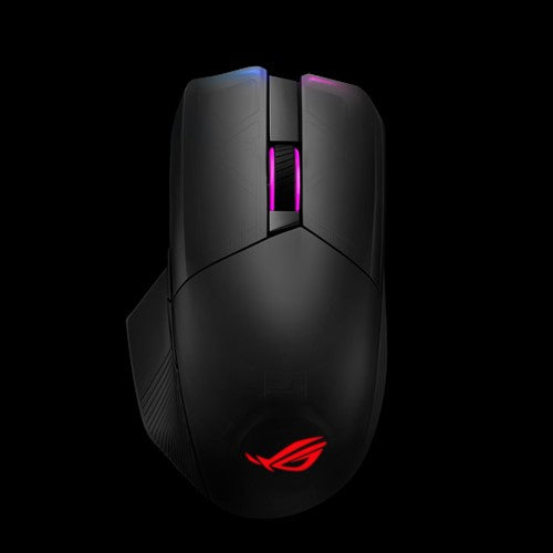 ASUS ROG CHAKRAM P704 Gaming Mouse Wireless Qi Charging16000dpi Tri-Mode Connectivity 2.4GHz/Bluetooth Wired  Aura Sync Lighting ASUS