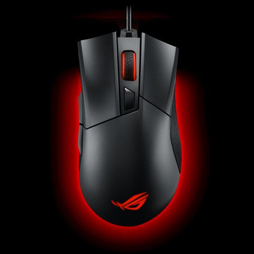 ASUS ROG Gladius II P502  Gaming Mouse FPS easy-swap switch socket Aura Sync RGB lighting and DPI target thumb button ASUS