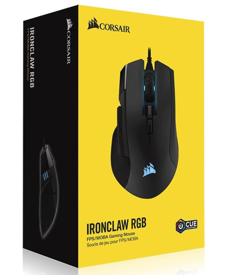 CORSAIR IRONCLAW RGB, FPS/MOBA 18,000 DPI Gaming Mouse CORSAIR
