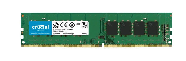 MICRON (CRUCIAL) 32GB (1x32GB) DDR4 UDIMM 2666MHz CL19 1.2V Dual Ranked DRx8 Desktop PC Memory RAM MICRON