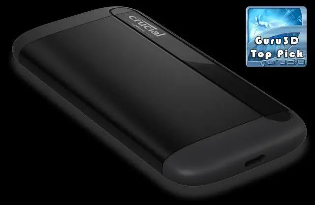 MICRON (CRUCIAL) X8 2TB External Portable SSD ~1050MB/s USB3.2 USB-C USB3.0 USB-A Durable Rugged Shock Proof for PC MAC PS4 Xbox Android iPad Pro MICRON
