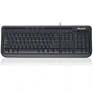 MICROSOFT Wired 600 Keyboard Only USB, 3 Year, ANB-00025 Retail Pack MICROSOFT