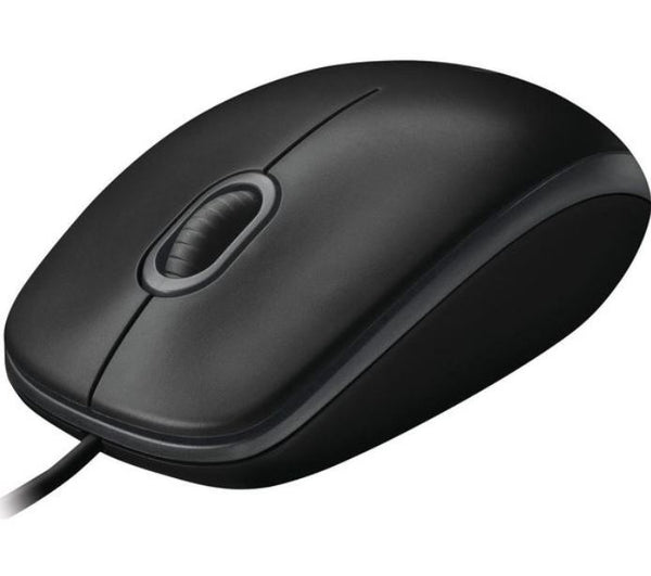 Logitech B100 Optical USB Mouse 800dpi for PC Laptop Mac Tux Full Size Comfort smooth mover 3yr wty LOGITECH