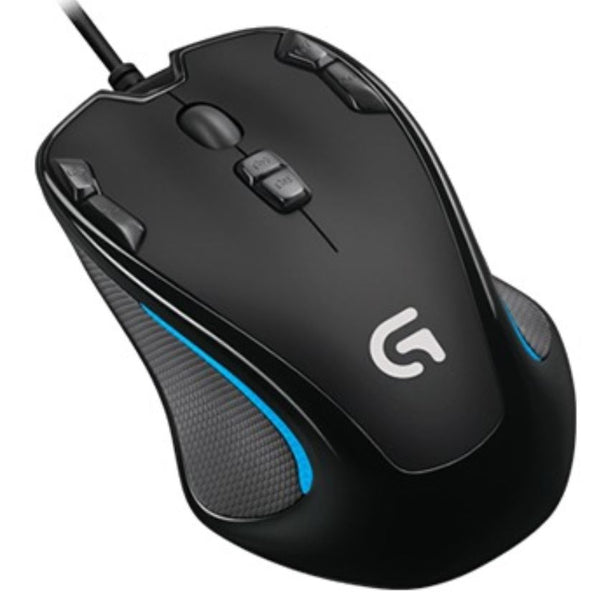 Logitech G300s Optical Ambidextrous USB Gaming Mouse â€“ 2500DPI 9 Programmable Buttons Onboard Memory 1ms Response Rate On-The-Fly DPI Switching(LS) LOGITECH