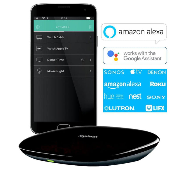 Logitech Harmony Smart Home IR Hub Universal Remote Controller for SmartHome via iOS Android Alexa Smartphone Tablet LOGITECH