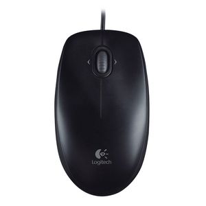 Logitech M100R Corded Optical Mouse Black Full Size Corded Comfort 3yr wty (LS->MILT-M90) LS LOGITECH