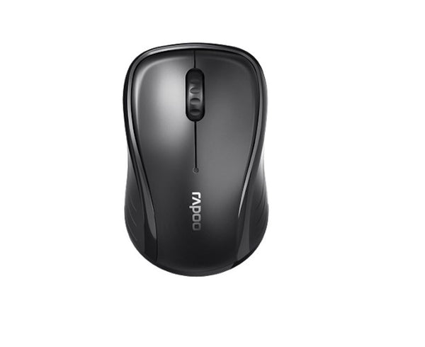 RAPOO M260 Wireless Bluetooth Mouse Entry Level with Multi-Mode, 10M Range, Optical, 1300DPI, Bluetooth, 2.4G, Simultaneously Connects up to 3 Devices RAPOO