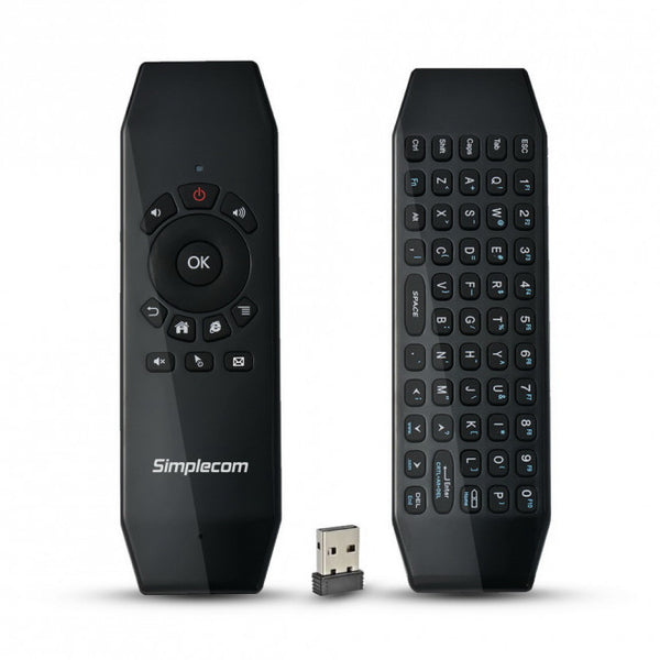 Simplecom RT150 2.4GHz Wireless Remote Air Mouse Keyboard with IR Learning SIMPLECOM