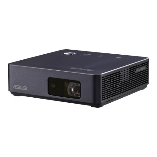 ASUS S2 Portable LED Projector, 500 Lumens, Built-in 6000mAh Battery, Up to 3.5-hour Projection, Power Bank, HDMI/USB-C, Navy ASUS