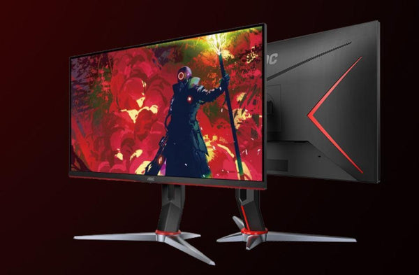 AOC 27' IPS 1ms 144Hz G-Sync, Free-Sync Compatible. Full HD, Game Mode, 1x VGA, 2x HDMI 1.4, 1x DP 1.4, Height Adjustable Stand. AOC