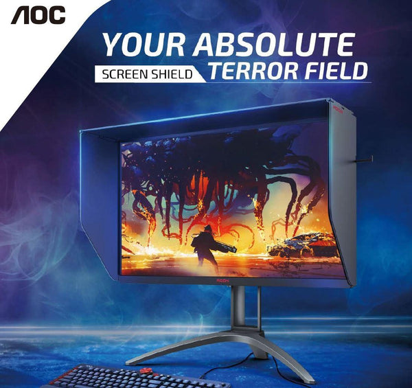 AOC AGON 27' IPS,0.5ms 240Hz Full HD, HDR 10 FreeSync 2, G-Sync Compatible, 400cd/m2, Screen Shield Gaming Monitor, VGA x 1, 2xHDMI 2.0 and 2x DP 1.4, AOC