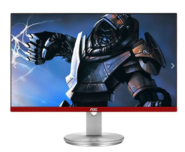 AOC 23.8' 1ms VA Full HD Adaptive Sync, 350 cd/m2, HDMI 1.4, DP 1.2, Line in and Earphone x 1, VESA 100x 100mm, Gaming Monitor with Silver Stand (LS) AOC