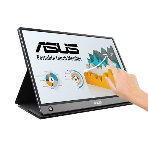ASUS ZenScreen Touch MB16AMT15.6' IPS, Full HD, 10-point Touch, Built-in Battery 7800mAh, USB Type-C, Micro-HDMI, 0.9KG, 9mm ASUS