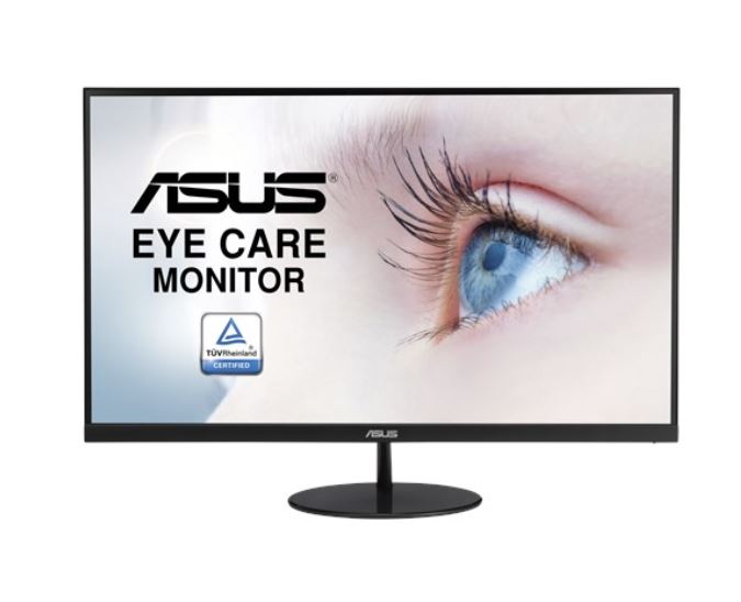 ASUS VL278H 27' Eye Care Monitor (1920x1080) Adaptive-Sync/FreeSyncâ„¢ Slim, Wall Mount, Blue Light, 75Hz,  2 x 2W RMS Stereo Speakers, HDMIx2/D-Sub ASUS