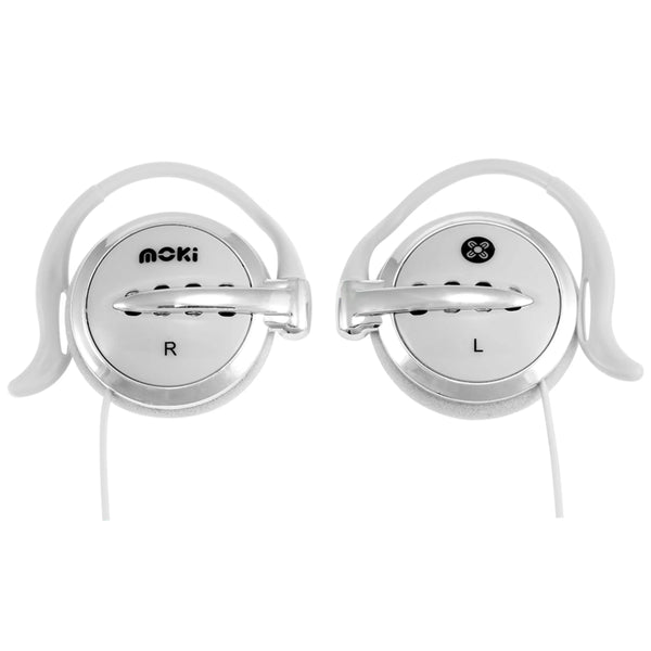 MOKI  Clip On Earphones- White MOKI