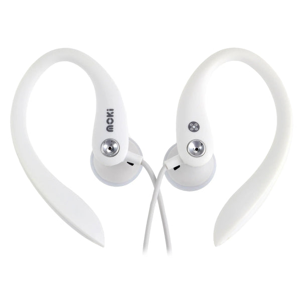 MOKI  Sports Earphones - White MOKI