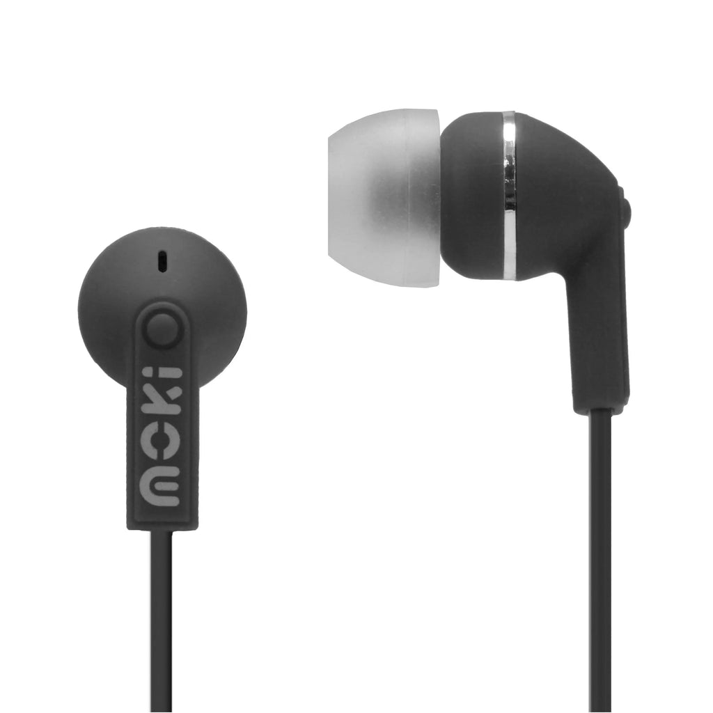 MOKI Dots Noise Isolation Earbuds - BLACK MOKI