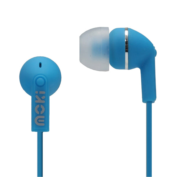 MOKI Dots Noise Isolation Earbuds - BLUE MOKI