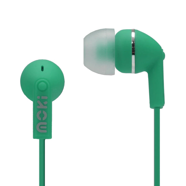 MOKI Dots Noise Isolation Earbuds - GREEN MOKI