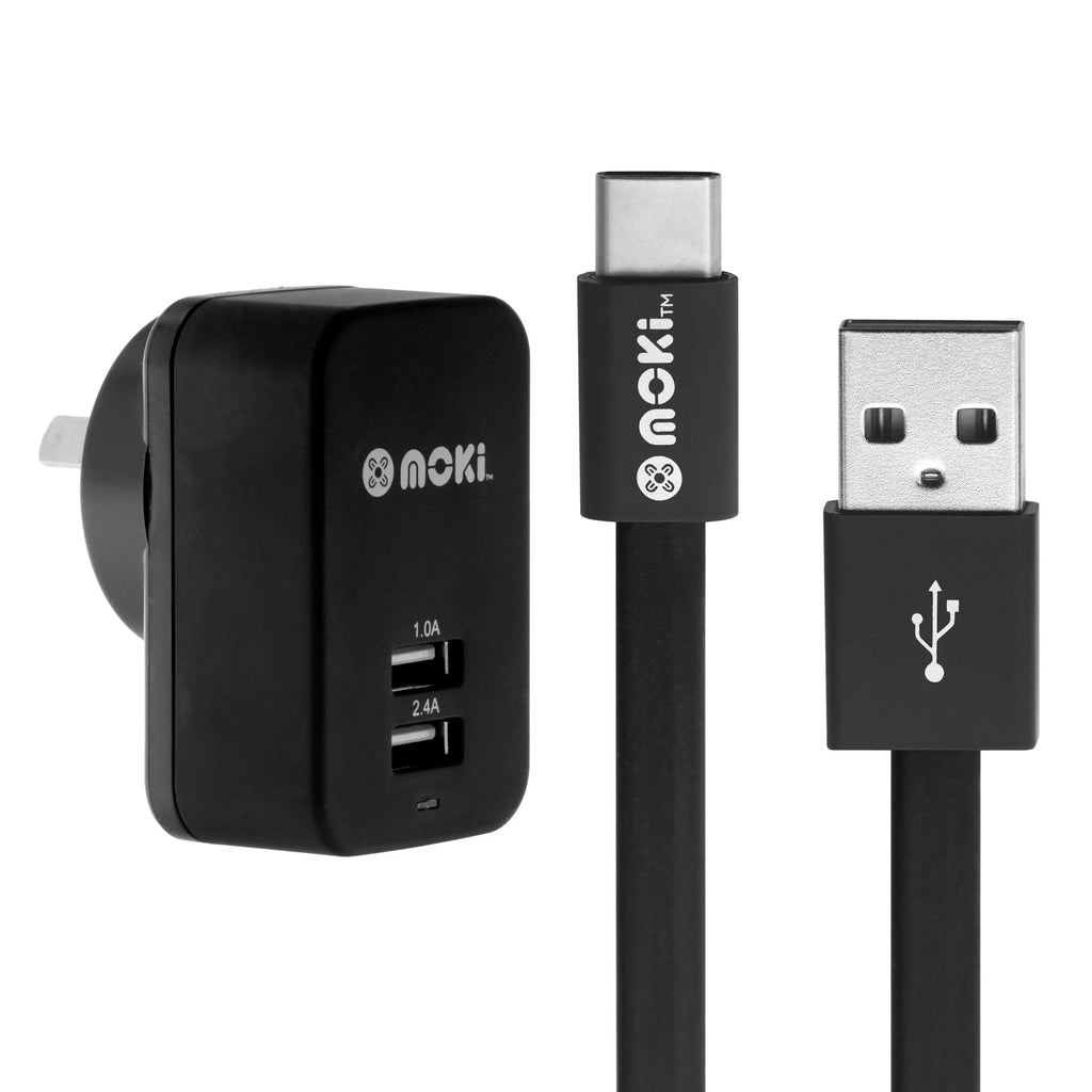 MOKI Type-C USB Cable + Wall MOKI
