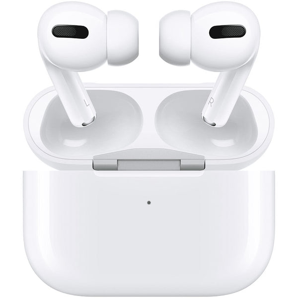 Apple AirPods Pro  -  Active Noise Cancellation, Wireless Charging Case, Dual beamforming microphones,  Chip- H1-based, Sweat and water resistance, APPLE