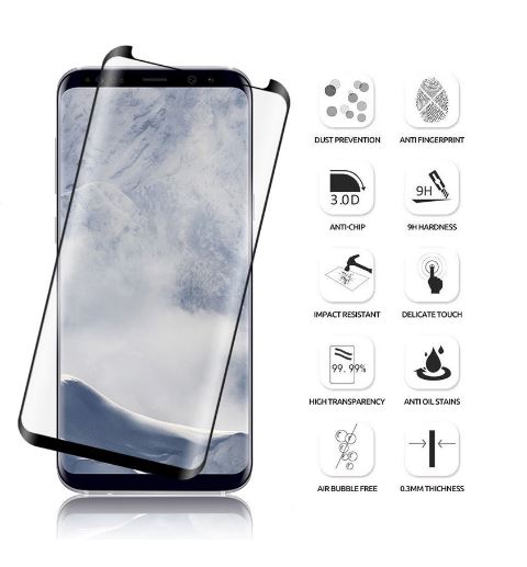 GENERIC Samsung Galaxy S10+ 3D Curve Glass - Dust Prevention, Anti Fingerprint, Delicate Touch, Air Bubble Free, High Transparency, Impact Resistant GENERIC