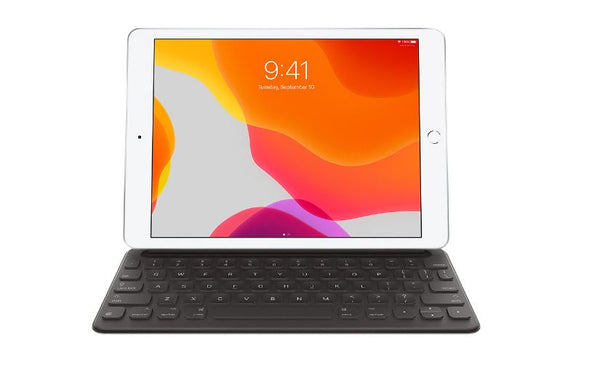 APPLE Smart Keyboard for iPad 10.2 (8th generation) â€” US English, Full-sized, Portable, Folds to create a slim, lightweight cover. APPLE