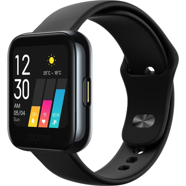 realme Watch Black- 1.4' Large Colour Touchscreen, Blood-oxygen Level Monitor, Real-time Heart Rate Monitor, Smart Control Centre, 160 mAH Battery REALME