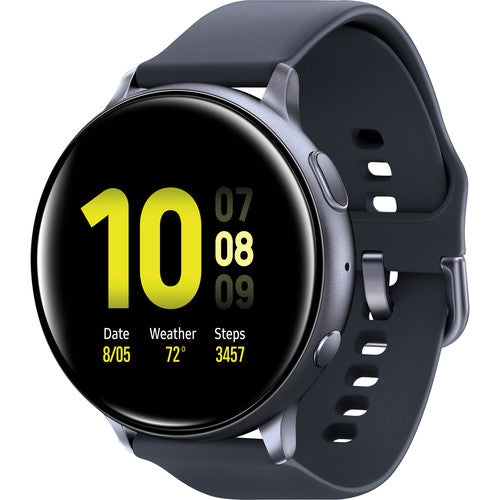 SAMSUNG Galaxy Watch Active2 Cellular/LTE 40mm Black - 1.2' sAMOLED Display, 1.15GHz CPU Speed, 1.5GB RAM, 4GB ROM, 247 mAh Battery, 3G WCDMA 4G LTE SAMSUNG