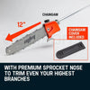 MTM 62CC Long Reach Pole Chainsaw Hedge Trimmer Pruner Chain Saw Cutter Multi Tool Deals499