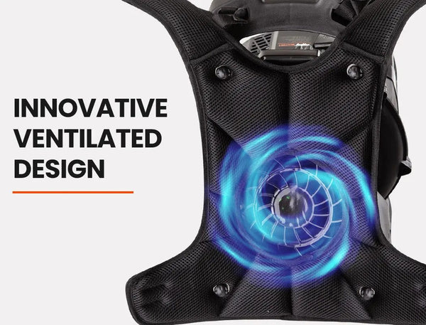 MTM 65CC Petrol Backpack Leaf Blower - Commercial 2 Stroke Garden Yard Tool Back Deals499