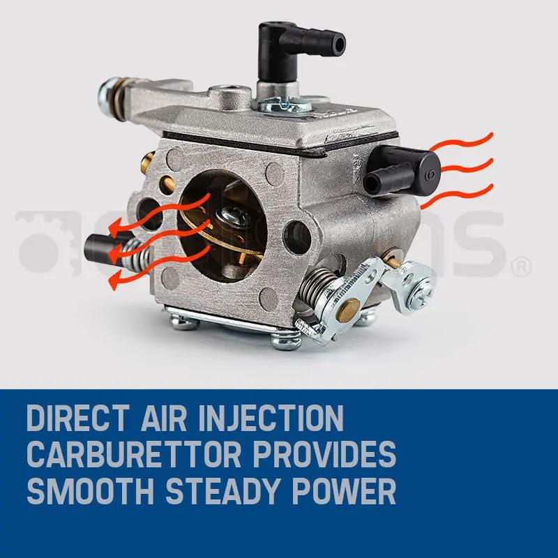 MTM Petrol Commercial Chainsaw 22 Bar Chain Saw E-Start Tree Pruning Top Handle Deals499